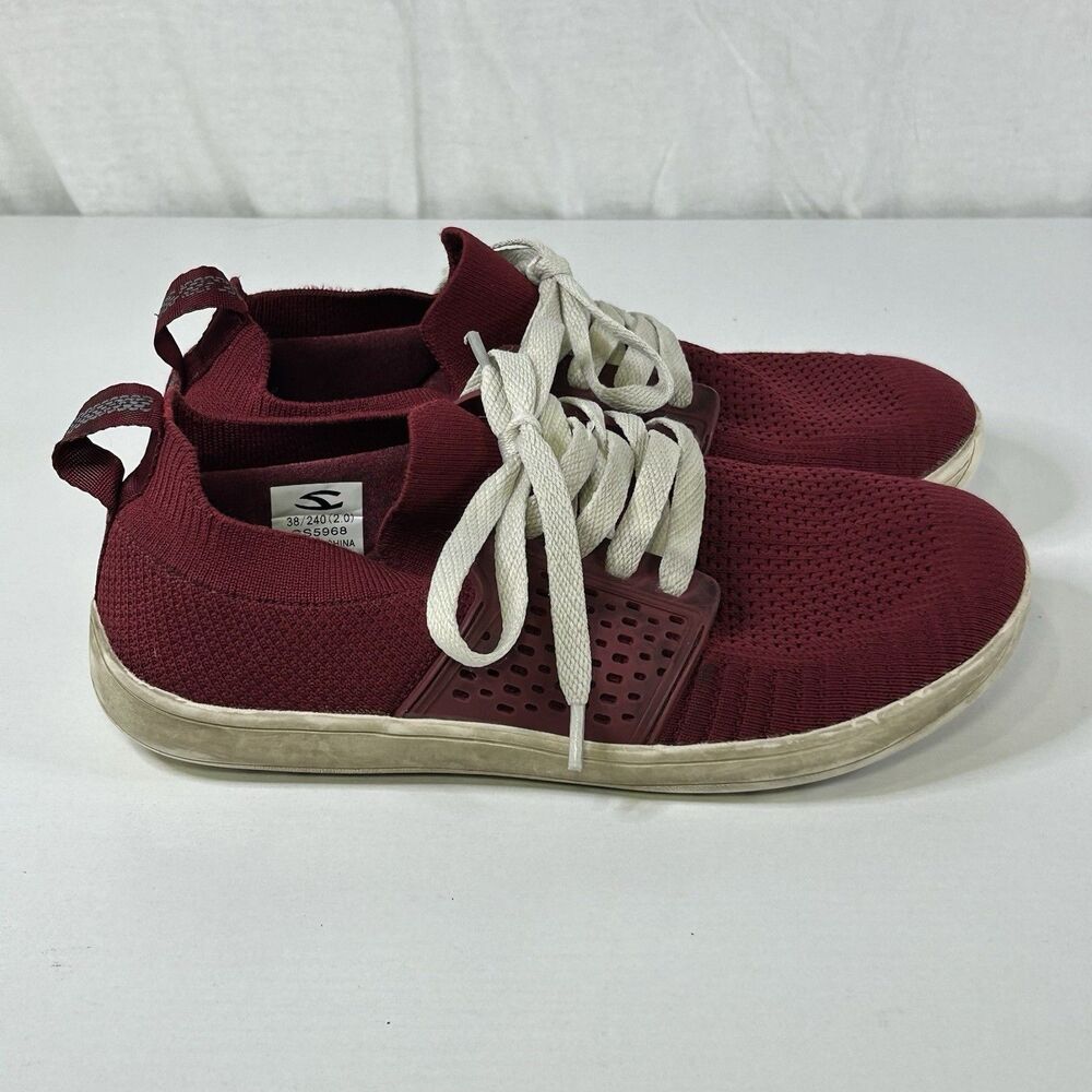 Hobibear Wide‎ Minimalist Barefoot Shoes Red Women EU 38 US 7.5 Low Top